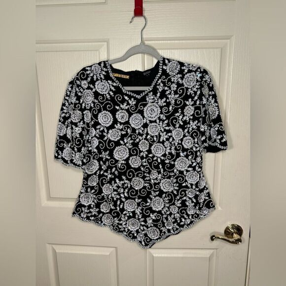 Vintage Sequin Hi Fashions blouse - Picture 1 of 5
